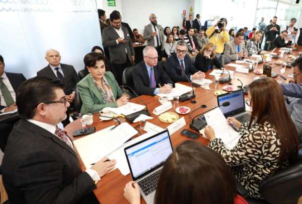 La Canciller Gabriela Sommerfeld compareci&oacute;n en la Asamblea este 19 de febrero.