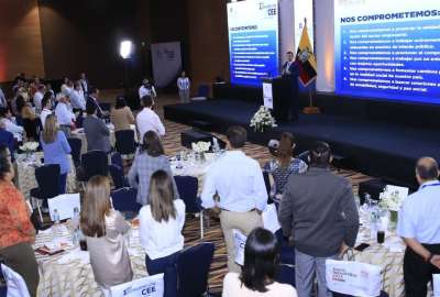 150 empresarios nacionales participaron en la primera convenci&oacute;n del Comit&eacute; Empresarial Ecuatoriano &ldquo;Forjando el Futuro&rdquo;