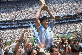 Salen a la luz im&aacute;genes in&eacute;ditas de Maradona de 1986
