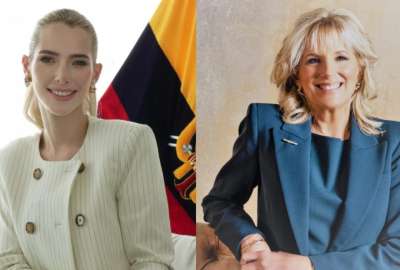 La Primera Dama de Ecuador viajar&aacute; hoy a los Estados Unidos. 
