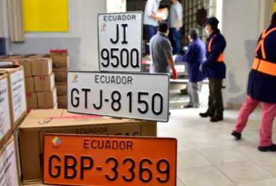 Agencia Nacional de Tr&aacute;nsito confirm&oacute; abastecimiento de  615.923 placas a escala nacional