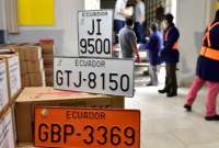 Agencia Nacional de Tr&aacute;nsito confirm&oacute; abastecimiento de  615.923 placas a escala nacional