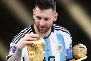 Lionel Messi gana el premio al mejor jugador del Mundial
