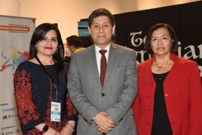 Carmen Cecilia Soria, Dr. Fernando Ponce Le&oacute;n S.J., Dra. Ruth Ruiz