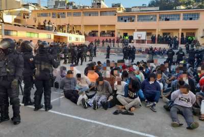 Ejecutaron operativo en el Centro de Privaci&oacute;n de Libertad de Bol&iacute;var