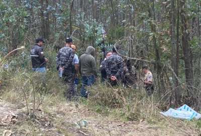 Momentos en que la Polic&iacute;a hall&oacute; el cuerpo de Mar&iacute;a Bel&eacute;n Bernal