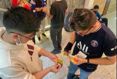 Los aficionados empiezan a llenar el &aacute;lbum del Mundial 2022 en la capital. 