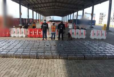 La Polic&iacute;a Nacional incaut&oacute; m&aacute;s de cuatro toneladas de droga en Guayaquil