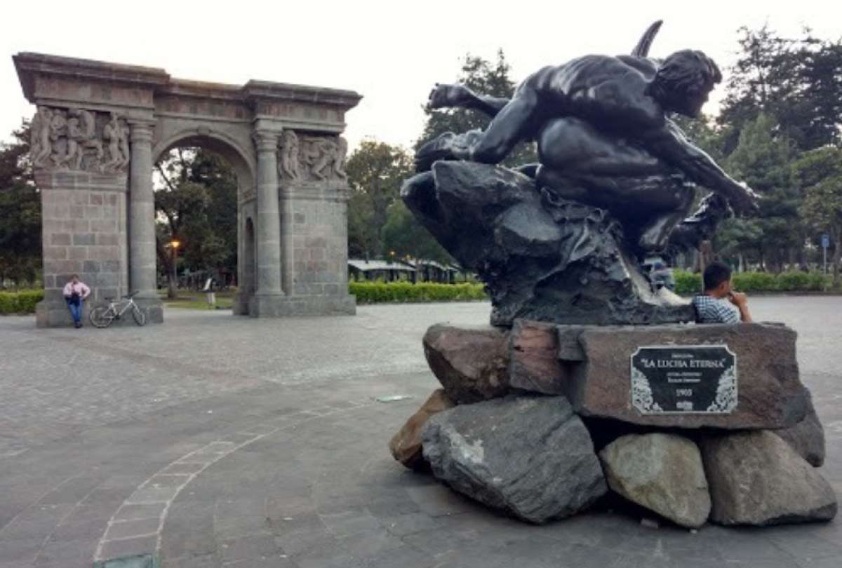 El monumento fue instalado en 1923