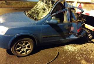 Cuatro fallecidos en siniestro de tr&aacute;nsito en la v&iacute;a Pifo-Papallacta