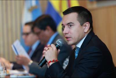 Presidente Daniel Noboa cambi&oacute; su itinerario internacional para centrarse en reuni&oacute;n con Marco Rubio