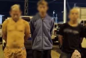 Tres sujetos fueron aprehendidos por la Polic&iacute;a Nacional