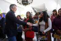 Guillermo Lasso entreg&oacute; soluciiones habitacionales este 19 de noviembre del 2023.