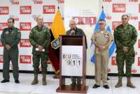 Fuerzas Armadas y la Policía Nacional trabajan de manera conjunta en zonas donde se registraron hechos de violencia.