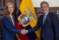 En la reuni&oacute;n dialogaron sobre los programas de cooperaci&oacute;n que se mantiene Ecuador con USAID.