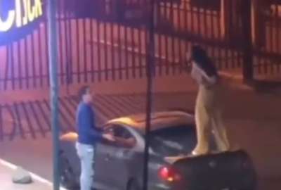 Mujer fue detenida por esc&aacute;ndalo en la v&iacute;a p&uacute;blica en Santo Domingo
