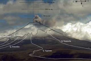 Cotopaxi: actividad superficial &ldquo;poco energ&eacute;tica&rdquo; de gases y ceniza