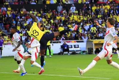 Enner Valencia est&aacute; en el once ideal de la doble fecha eliminatoria