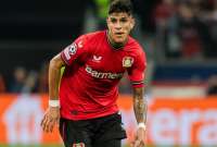El zaguero Piero Hincapié fue titular los 90 minutos en la Champions League.