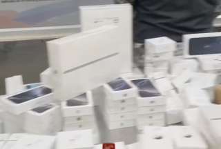M&aacute;s de 130 celulares de alta gama fueron incautados en Aeropuerto de Guayaquil