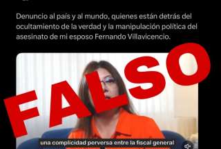 Fiscal&iacute;a desmiente video de la viuda de Fernando Villavicencio