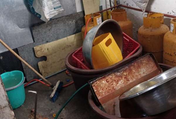El restaurante presentaba acumulaci&oacute;n de grasa, carnes sin cadena de fr&iacute;o y presencia de cucarachas.
