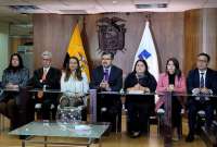 Corte Constitucional desmiente información sobre juicio político al presidente Lasso.