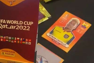 El jugador ecuatoriano si est&aacute; en &aacute;lbum del mundial.