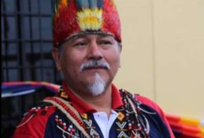 Antonio Vargas, expresidente de la Conaie, resalt&oacute; el di&aacute;logo como camino pol&iacute;tico 