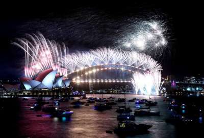 En Sidney, Australia, as&iacute; se recibi&oacute; el 2022