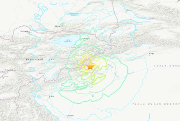 Sismo removi&oacute; la tierra en la zona fronteriza de China y Kirguist&aacute;n 