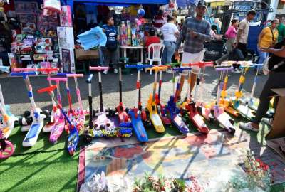 En Guayaquil, el corredor navide&ntilde;o ubicado en la calle Manab&iacute; es uno de los sitios ideales para encontrar detalles especiales por la &eacute;poca.&nbsp;