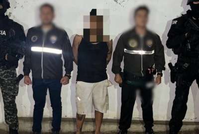 Polic&iacute;a captura a primer m&aacute;s buscado en Manab&iacute;