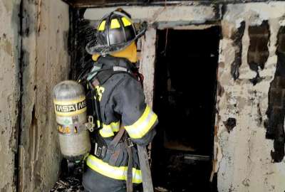 El incendio se produjo en un edificio en el sector de El Bat&aacute;n.