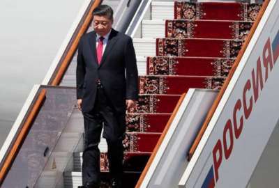 Presidente chino llega a Rusia para reunirse con Vladimir Putin a un a&ntilde;o de la guerra con Ucrania