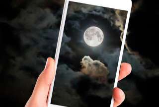 Capture la luna con la c&aacute;mara de su tel&eacute;fono IPhone