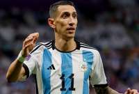 El veterano Ángel Di María vuelve a la titularidad la final frente a Francia.