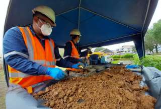 Autoridades desmienten informaci&oacute;n sobre presunta desaparici&oacute;n de material mineralizado