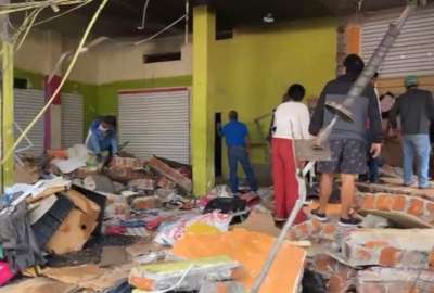 Explosi&oacute;n de locales comerciales en Jipijapa.