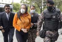 La cadete Joselyn Sánchez dejó la cárcel después de cuatro meses detenida.