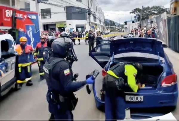 Un delincuente fue abatido en medio de un cruce de balas registrado en el sector de La Bota, norte de Quito.