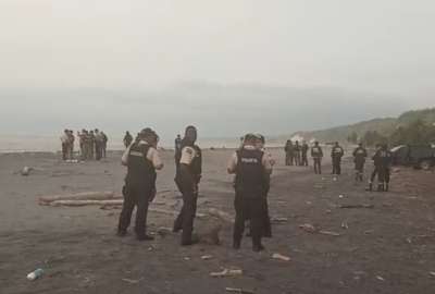 Una avioneta de la Polic&iacute;a Nacional cay&oacute; al mar mientras se dirig&iacute;a a Manta