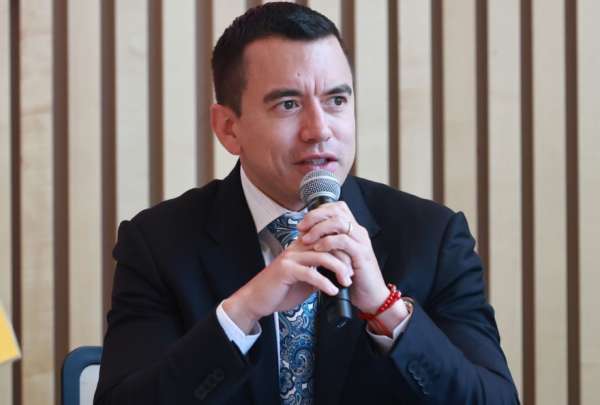 Presidente Noboa designa a seis ministros, tras fusi&oacute;n de entidades p&uacute;blicas