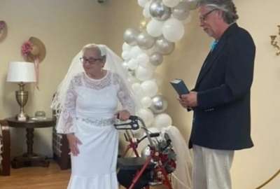 La mujer, de 77 a&ntilde;os, disfrut&oacute; mucho de su ceremonia