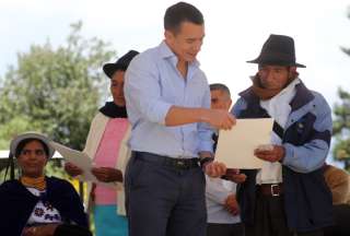En Chimborazo se entregaron viviendas 100% subsidiadas y t&iacute;tulos de propiedad a productores