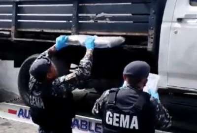 Polic&iacute;a incaut&oacute; 38 paquetes de marihuana en Imbabura