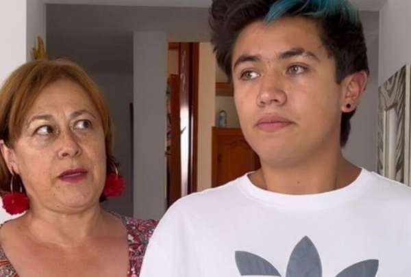 La actriz Alina Lozano junto a su novio 34 años menor que ella.