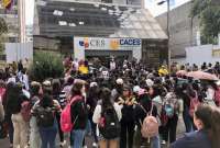 El Consejo de Educación Superior (CES) advirtió que, en las pasadas elecciones de la Universidad Central, hubo irregularidades.
