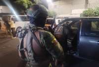 Los militares realizan operaciones permanentes de contro en el Distrito Pascuales.