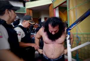 Alias &#039;Fito&#039; fuetrasladado a la cárcel La Roca, en Guayaquil.